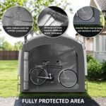 Bike Storage Shed Tent, Portable And Waterproof With 210D Oxford Fabric And Carry Bag - Image 4