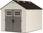 Suncast Tremont 8' x 10' Resin Outdoor Storage Shed with Skylights - Image 3