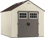 Suncast Tremont 8' x 10' Resin Outdoor Storage Shed with Skylights