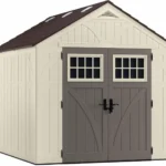 Suncast Tremont 8' x 10' Resin Outdoor Storage Shed with Skylights
