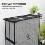 Outdoor Wooden Garden Storage Shed with Lockable Doors & Shelves - Image 2