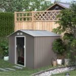 Large Outdoor Garden Storage Shed with Lockable Double Doors - Image 5